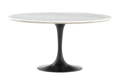 Tables|Tables De Salle À Manger<Flamant ABOAH, table de salle à manger, ronde, marbre blanc, 145 cm Mixte