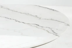 Tables|Tables De Salle À Manger<Flamant ABOAH, table de salle à manger, ronde, marbre blanc, 145 cm Mixte
