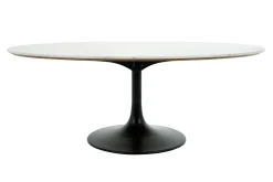 Tables|Tables De Salle À Manger<Flamant ABOAH, table de salle à manger, ovale, marbre blanc Mixte