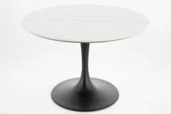 Tables|Tables De Salle À Manger<Flamant ABOAH, table de salle à manger, ronde, marbre blanc, 110 cm Mixte