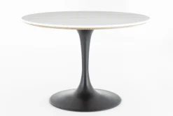 Tables|Tables De Salle À Manger<Flamant ABOAH, table de salle à manger, ronde, marbre blanc, 110 cm Mixte