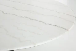 Tables|Tables De Salle À Manger<Flamant ABOAH, table de salle à manger, ronde, marbre blanc, 110 cm Mixte