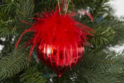 Boules De Noël|Boules De Noël<Flamant ADELE, pendentif Noël Rouge