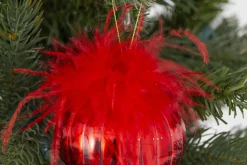 Boules De Noël|Boules De Noël<Flamant ADELE, pendentif Noël Rouge