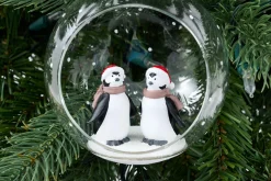 Boules De Noël|Boules De Noël<Flamant AKELA, boule de Noël Mixte