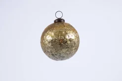 Boules De Noël|Boules De Noël<Flamant ALADAR, boule de Noël, clair Or