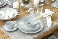 Assiettes, Plats Et Bols|Assiettes,Plats Et Bols<Flamant ALANAH, assiette, céramique, , 21,5cm Gris