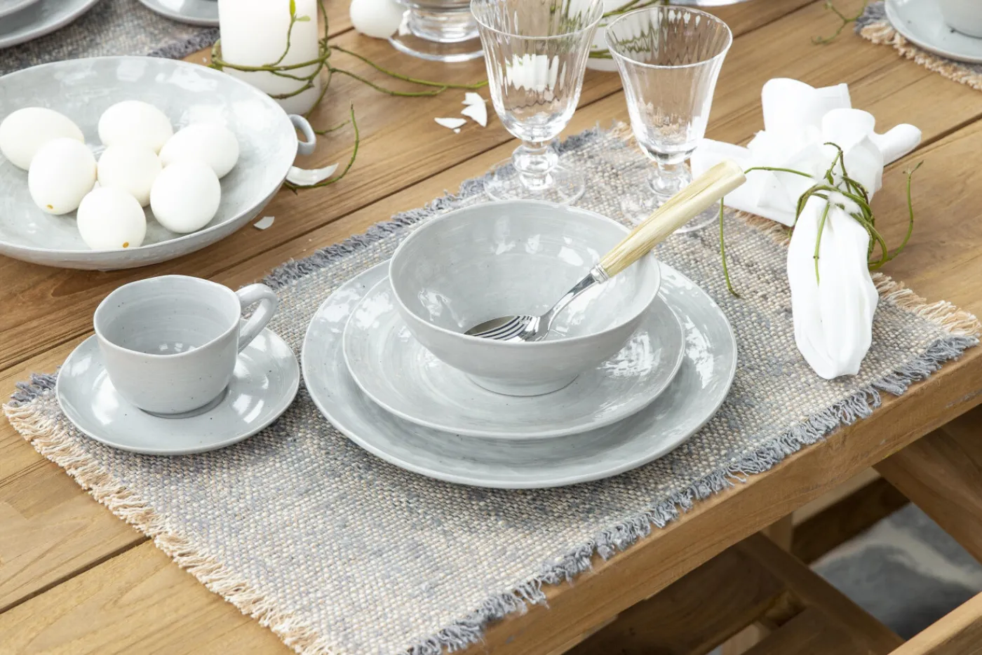 Assiettes, Plats Et Bols|Assiettes,Plats Et Bols<Flamant ALANAH, coupelle, céramique, Gris