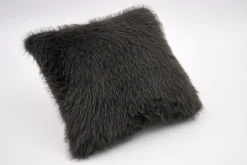 Coussins Décoratifs|Coussins Décoratifs<Flamant ALLESSINA, coussin, fausse fourrure Gris