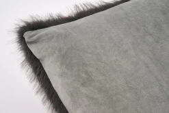 Coussins Décoratifs|Coussins Décoratifs<Flamant ALLESSINA, coussin, fausse fourrure Gris