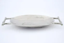 Accessoires|Plateaux<Flamant ALSACE, plateau, métal Argent