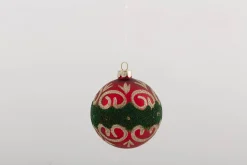 Boules De Noël|Boules De Noël<Flamant AMEROLD, boule de Noël Rouge