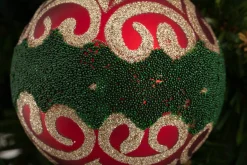 Boules De Noël|Boules De Noël<Flamant AMEROLD, boule de Noël Rouge