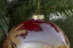 Boules De Noël|Boules De Noël<Flamant ANTILLES, boule de Noël, L Rouge