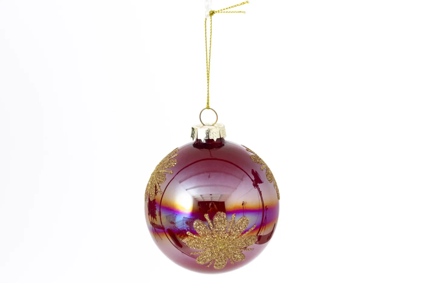 Boules De Noël|Boules De Noël<Flamant ANTILLES, boule de Noël, S Rouge