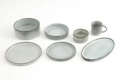 Assiettes, Plats Et Bols|Assiettes,Plats Et Bols<Flamant ARCHITECTO, assiette de pâtes, céramique, Gris