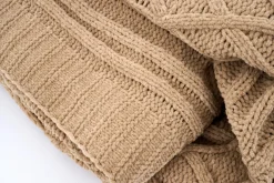 Plaids Et Couvre-Lits|Plaids Et Couvre-Lits<Flamant ARNOL, plaid, beige Blanccassé