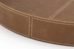 Accessoires|Plateaux<Flamant AUSTIN, plateau, cuir, , Ø46 Brun