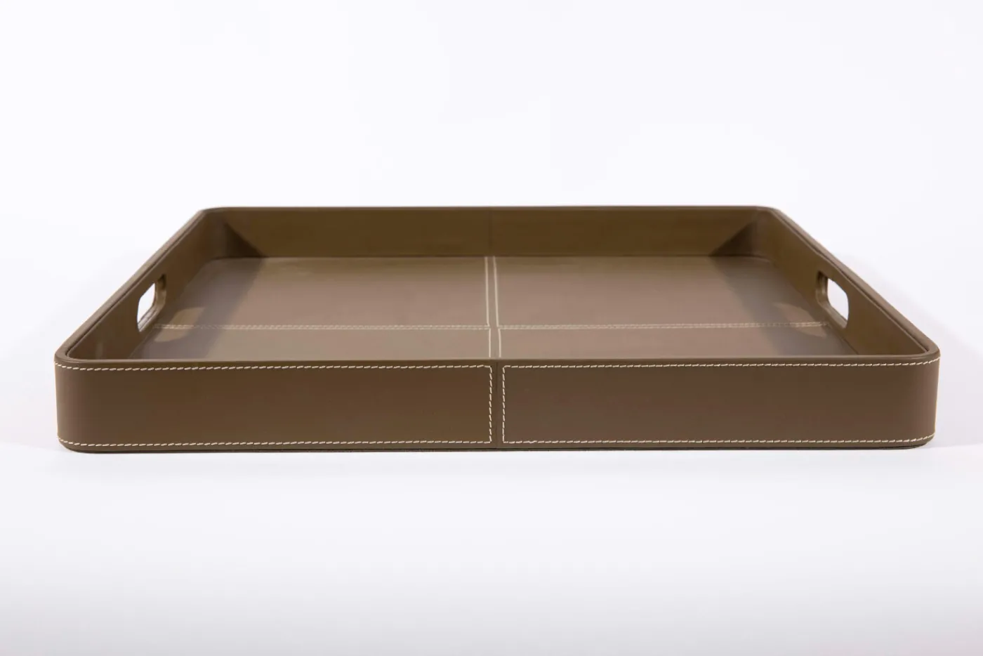 Accessoires|Plateaux<Flamant AUSTIN, plateau, cuir, carré, Vert