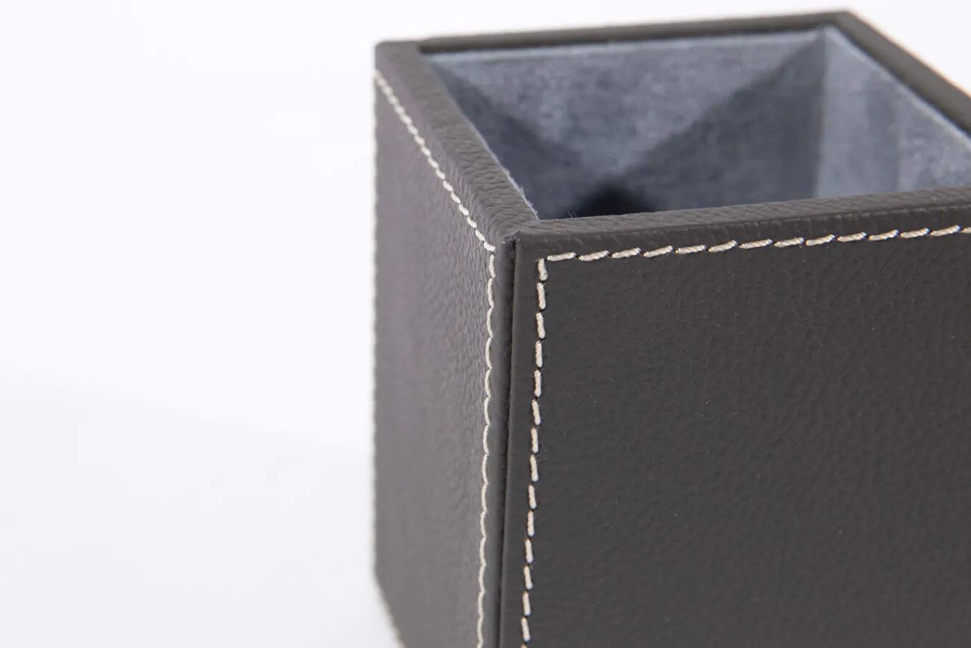 Décoration|Décoration De Bureau<Flamant AUSTIN, porte-crayons, cuir, Gris