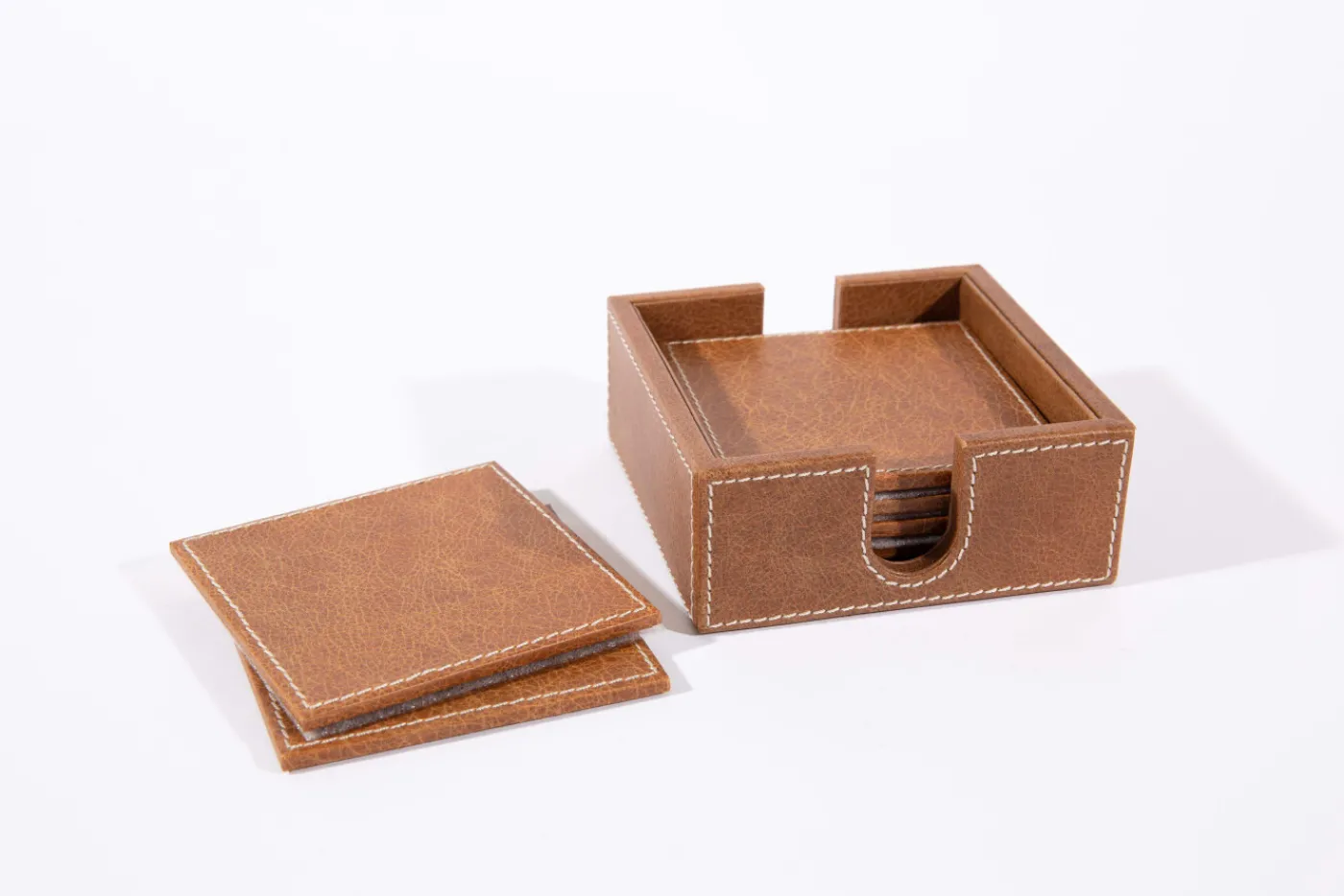 Accessoires|Ustensiles De Service Et De Cuisine<Flamant AUSTIN, sous-verre, cuir, , set de 6 Brun