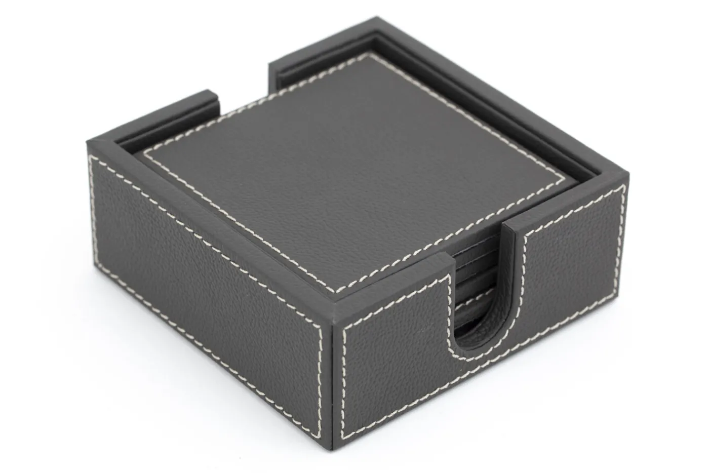 Accessoires|Ustensiles De Service Et De Cuisine<Flamant AUSTIN, sous-verre, cuir, , set de 6 Gris