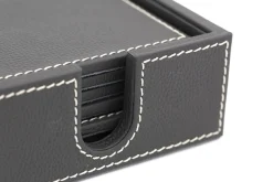 Accessoires|Ustensiles De Service Et De Cuisine<Flamant AUSTIN, sous-verre, cuir, , set de 6 Gris