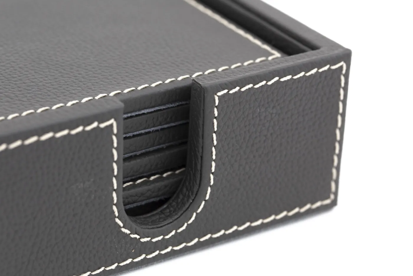 Accessoires|Ustensiles De Service Et De Cuisine<Flamant AUSTIN, sous-verre, cuir, , set de 6 Gris