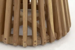 Tables|Tables<Flamant AVALYN, bout de canapé de jardin Blanccassé