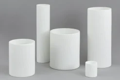Pots Et Vases|Décoration<Flamant AYLA, vase, verre, , Ø22x27h Blanc