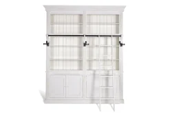 Placards|Armoires<Flamant BALMORE, bibliothèque, , 2 pièces, avec échelle Blanc
