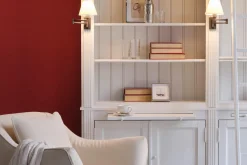 Placards|Armoires<Flamant BALMORE, bibliothèque, , 3 pièces, avec échelle Blanc