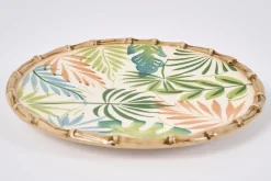 Assiettes, Plats Et Bols|Assiettes,Plats Et Bols<Flamant BANBUA, assiette, 22cm, multi, feuilles Mixte