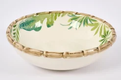 Assiettes, Plats Et Bols|Assiettes,Plats Et Bols<Flamant BANBUA, coupelle, vert, feuilles Mixte