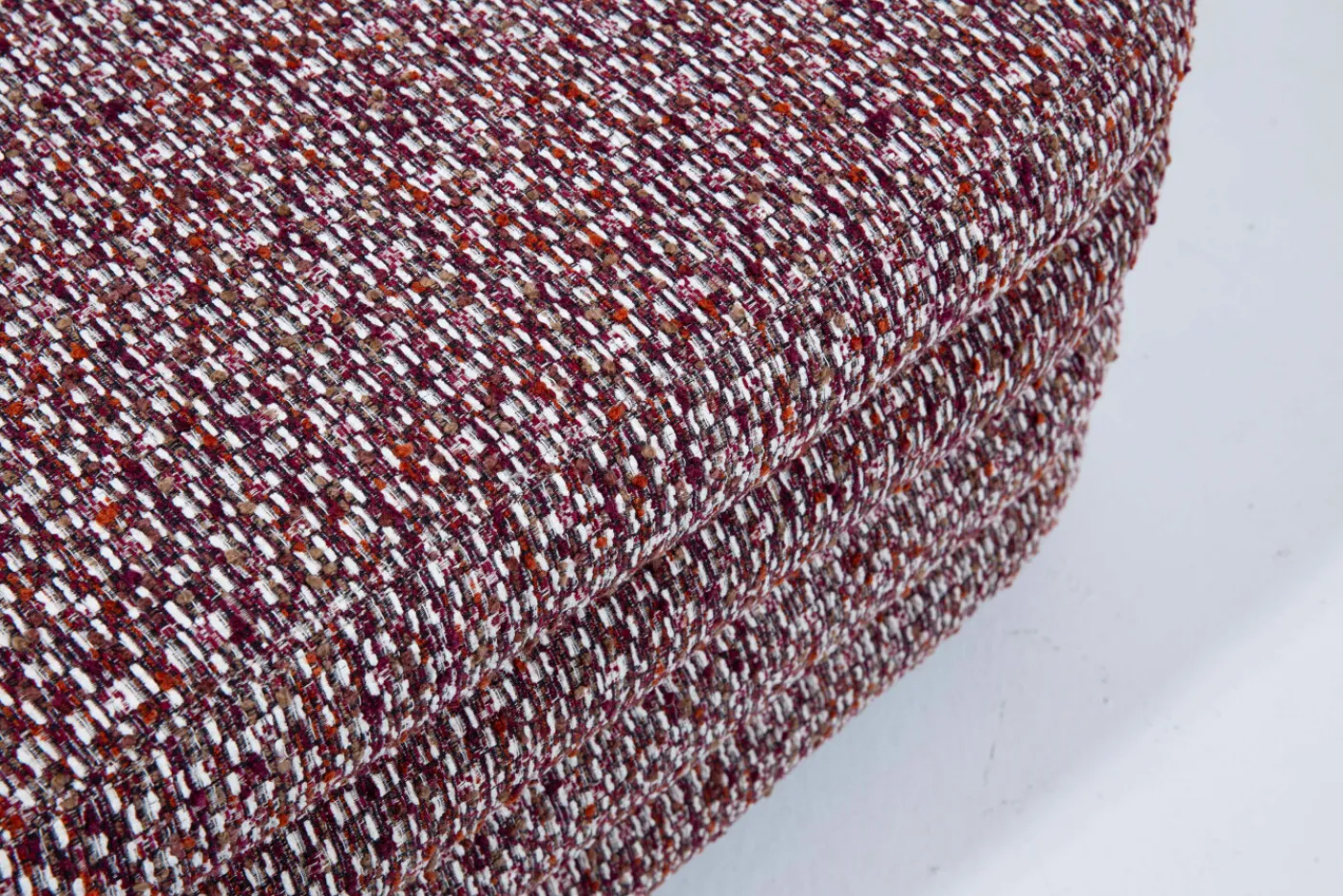 Poufs Et Bouts De Canapé|Sièges<Flamant BEATRICE, pouf, ovale, multi bordeaux Rouge