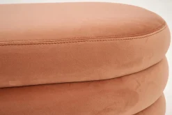 Poufs Et Bouts De Canapé|Sièges<Flamant BEATRICE, pouf, ovale, Rose