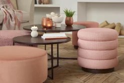 Poufs Et Bouts De Canapé|Sièges<Flamant BEATRICE, pouf, rond, Rose