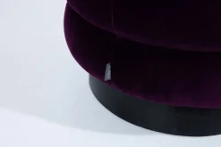 Poufs Et Bouts De Canapé|Sièges<Flamant BEATRICE, pouf, rotatif, rond, violet Pourpre