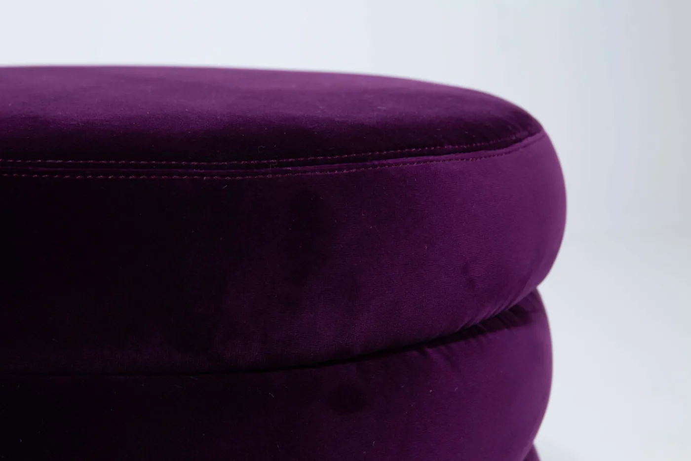 Poufs Et Bouts De Canapé|Sièges<Flamant BEATRICE, pouf, rotatif, rond, violet Pourpre