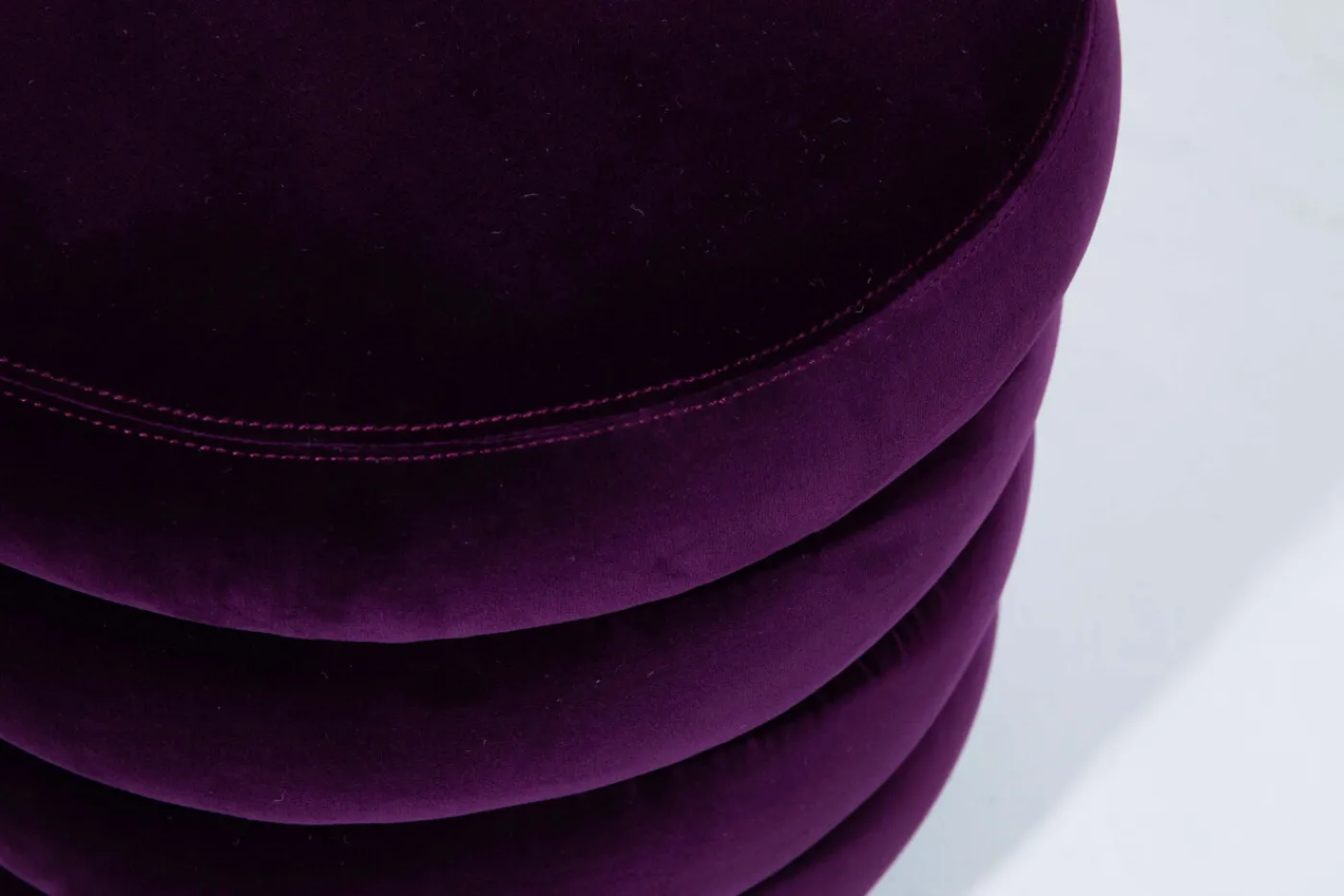 Poufs Et Bouts De Canapé|Sièges<Flamant BEATRICE, pouf, rotatif, rond, violet Pourpre
