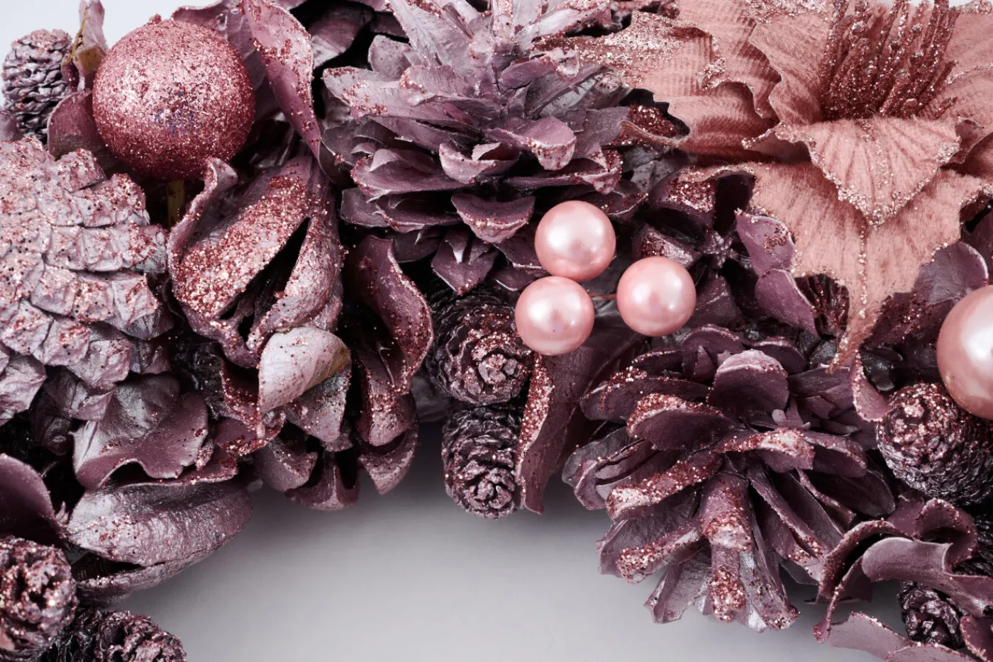 Couronnes De Noël|Couronnes De Noël<Flamant BELLI, guirlande, L Rose