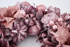 Couronnes De Noël|Couronnes De Noël<Flamant BELLI, guirlande, S Rose
