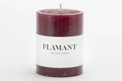 Bougies|Décoration<Flamant BETH, bougie, couleur balmoral red, 7x9cm Rouge