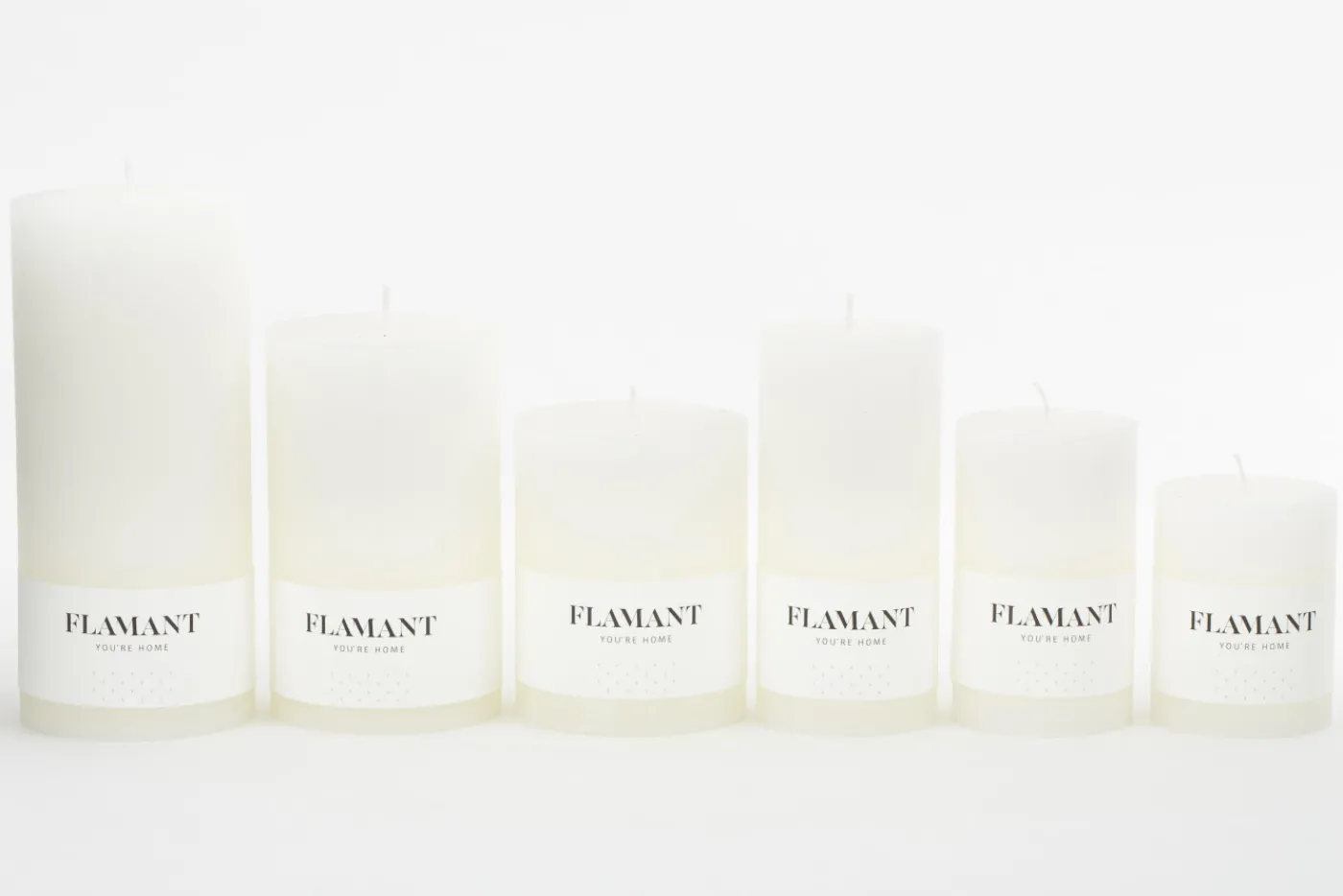 Bougies|Décoration<Flamant BETH, bougie, couleur , 7x9cm Blanc
