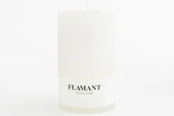 Bougies|Décoration<Flamant BETH, bougie, couleur , 9x15cm Blanc
