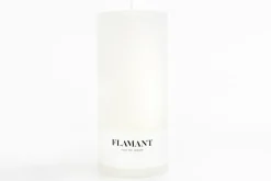 Bougies|Décoration<Flamant BETH, bougie, couleur , 9x20cm Blanc