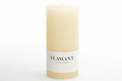 Bougies|Décoration<Flamant BETH, bougie, couleur cream, 7x15cm Blanccassé