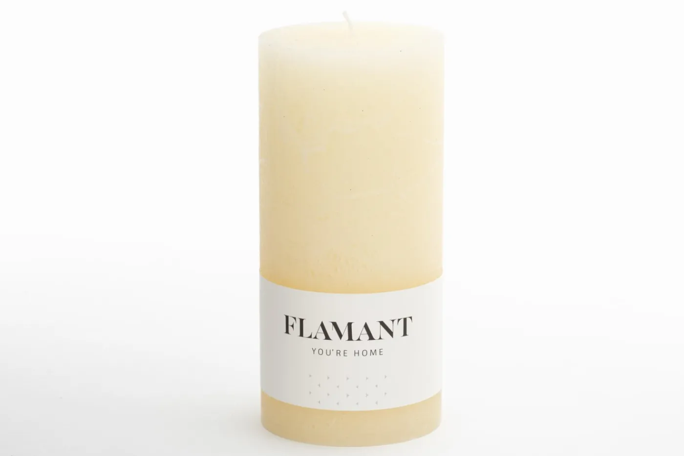 Bougies|Décoration<Flamant BETH, bougie, couleur cream, 7x15cm Blanccassé