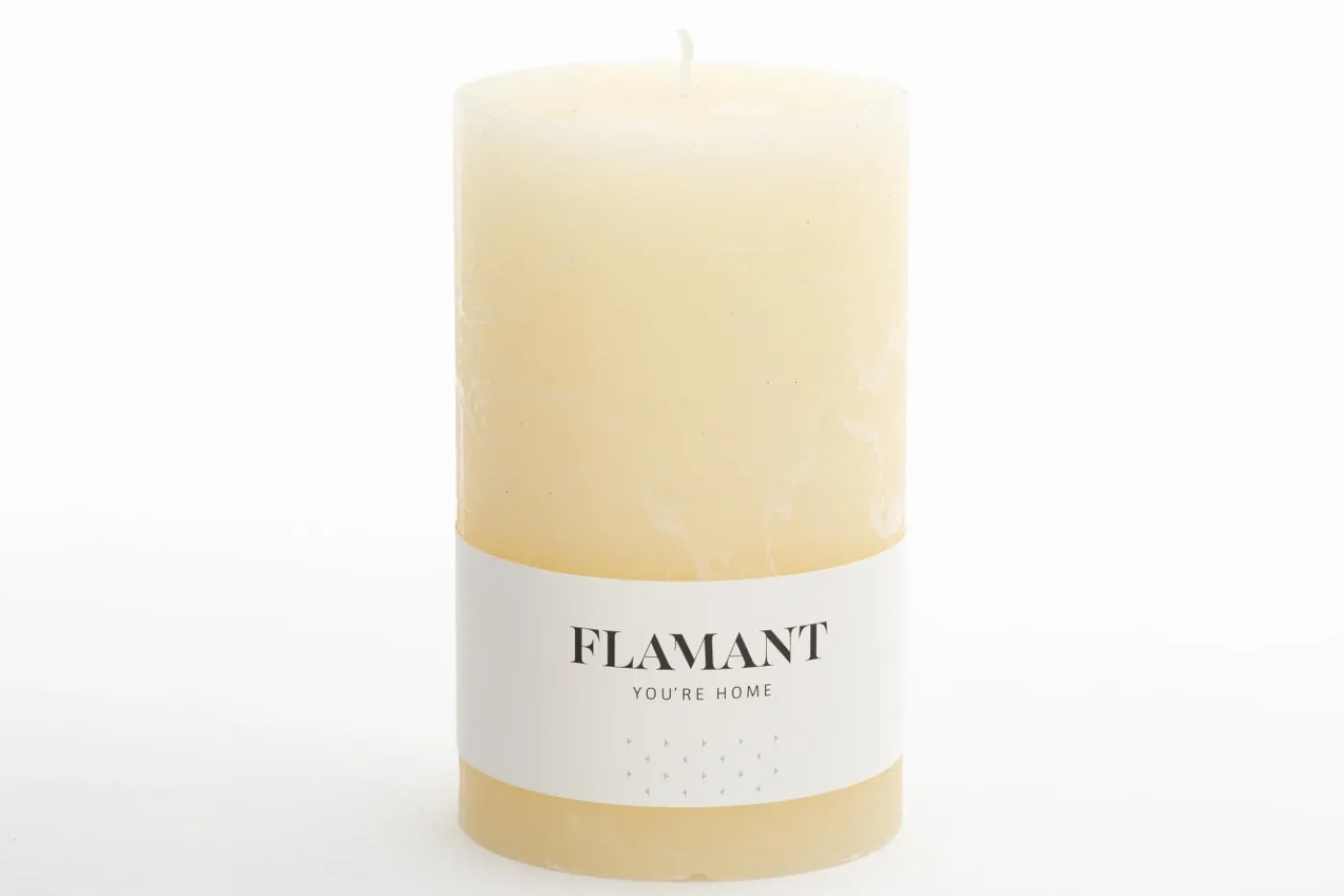 Bougies|Décoration<Flamant BETH, bougie, couleur cream, 9x15cm Blanccassé