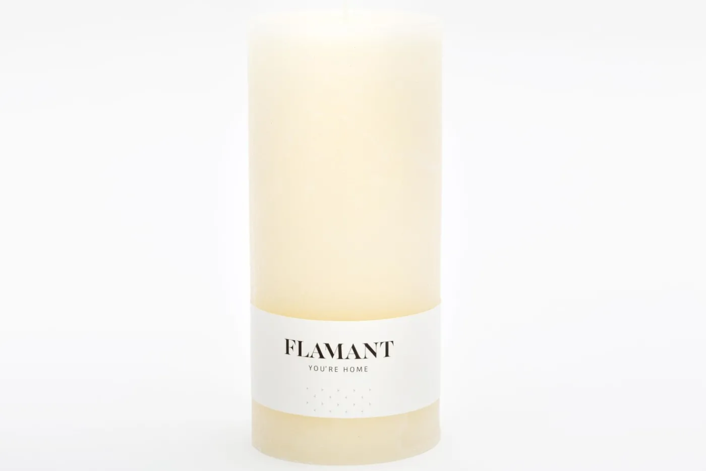 Bougies|Décoration<Flamant BETH, bougie, couleur cream, 9x20cm Blanccassé